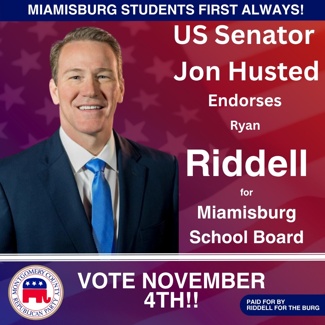 Jon Husted endorsement for Ryan Riddell